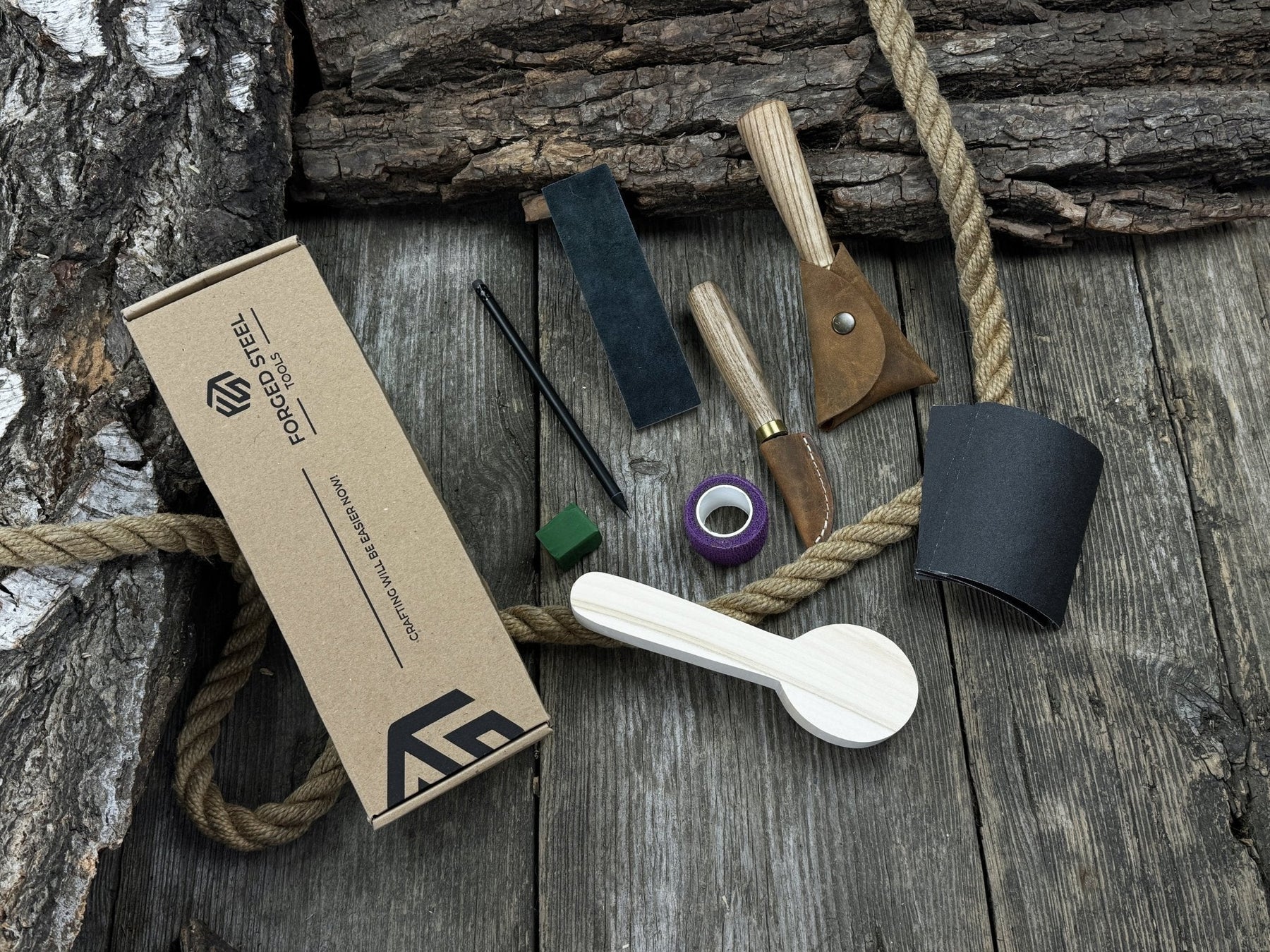 Spoon Carving Kit – Craft Your First Spoon with This All-Inclusive Starter Set