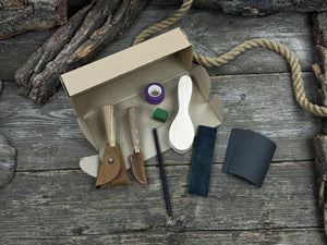 Spoon Carving Kit – Full Carving Set with Safety Tape & Polishing Tools
