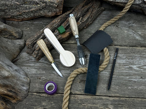 Spoon Carving Kit – Starter Carving Set for Hobbyists, Teens, Adults & Beginners