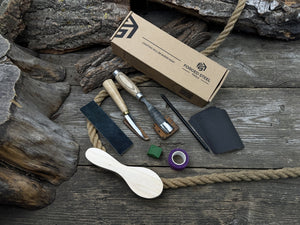 Spoon Carving Kit – Whittling Kit for Beginners with Sharpened Tools & Practice Wood