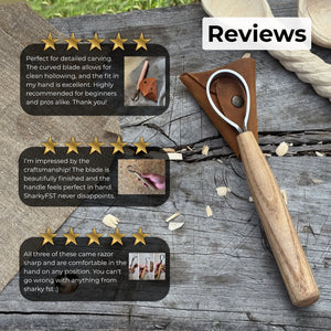 Spoon Carving Scorp Knife, ⌀3.5 cm (1.4 inches)