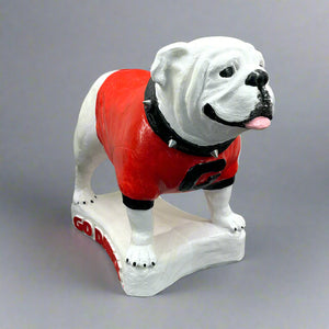 Georgia Bulldogs Standing UGA Mascot Table Top Sculpture