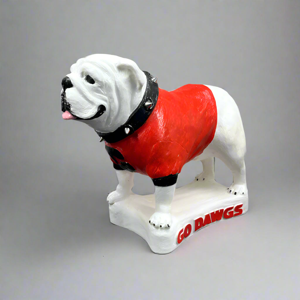 Georgia Bulldogs Standing UGA Mascot Table Top Sculpture