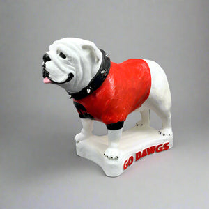 Georgia Bulldogs Standing UGA Mascot Table Top Sculpture