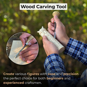 Straight Carving Gouge with Palm Handle, 5 - 12 mm (0.20 - 0.47 inches)