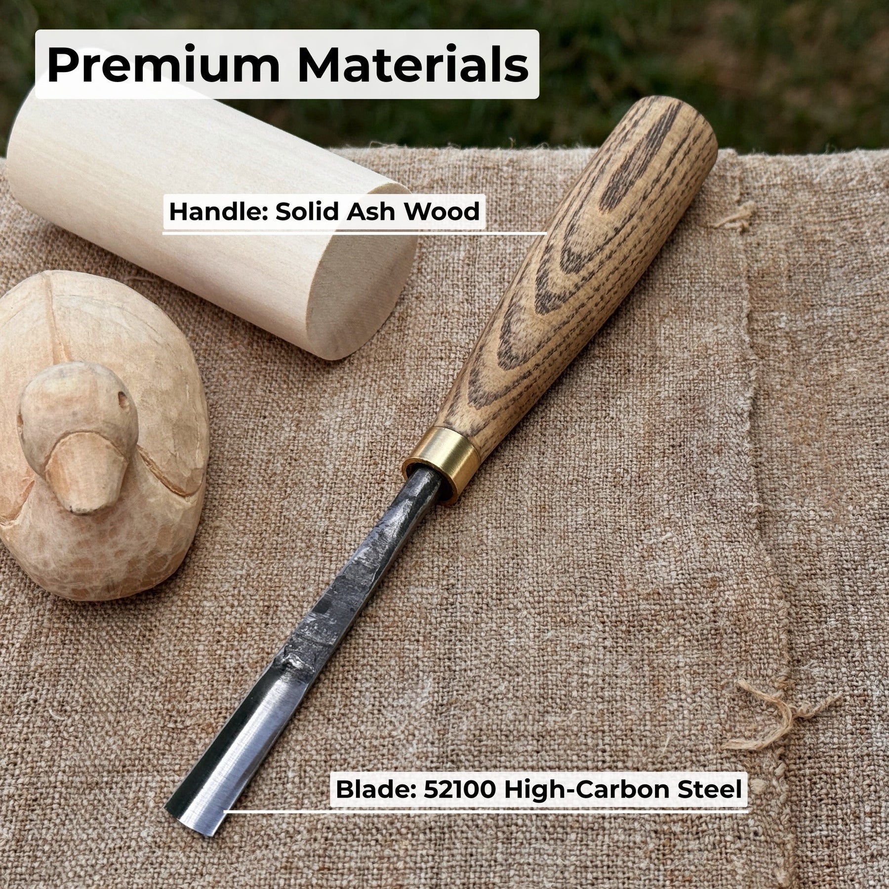 Straight Wood Carving Gouge, 5 - 12 mm (0.20 - 0.47 inches)