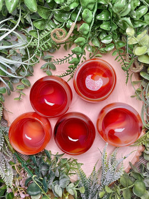 Synthetic Carnelian Bowl