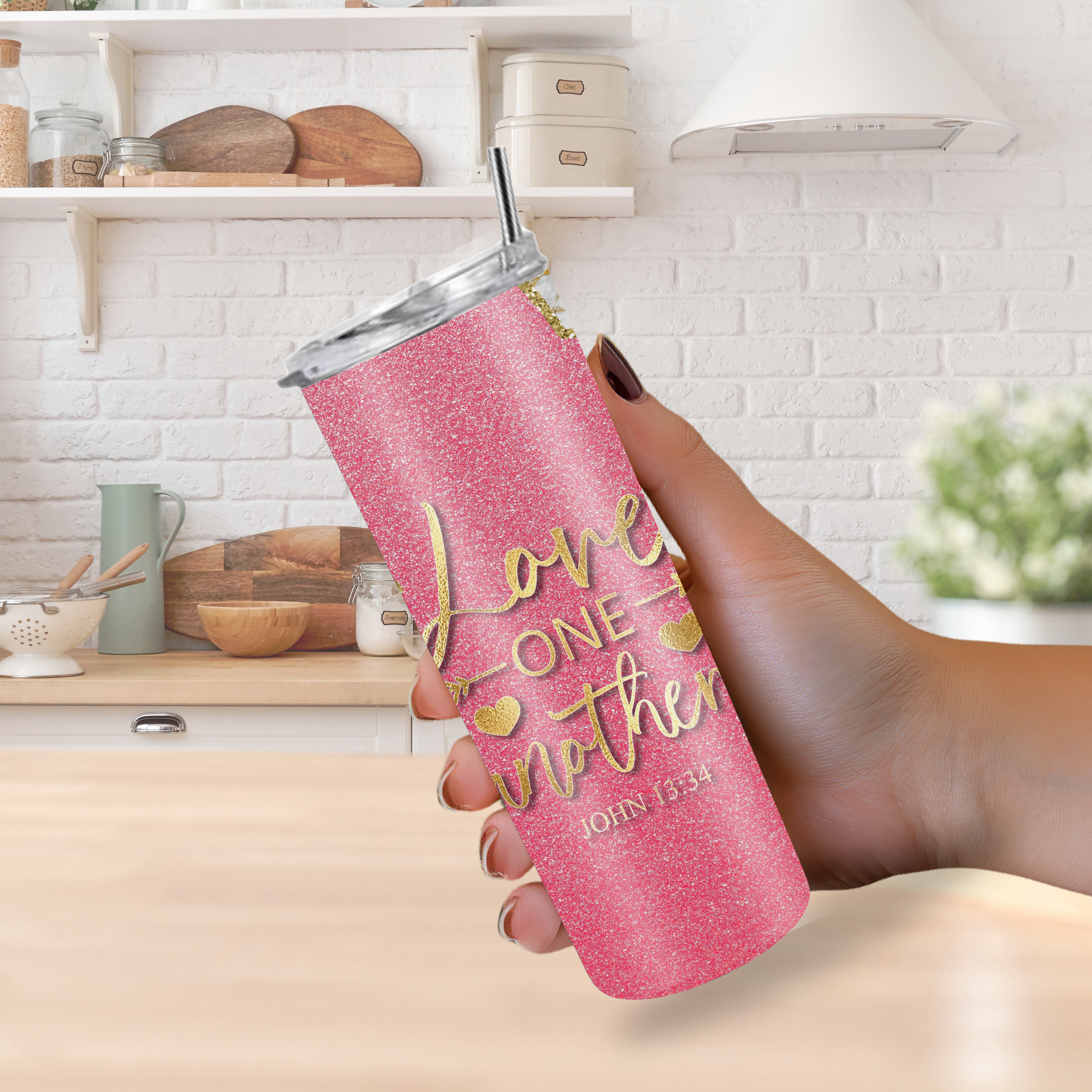 "Love One Another" John 13:34 20oz Tumbler