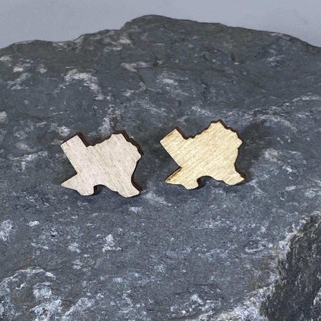 Texas State Wooden Dangle Earrings | State Pride Jewelry