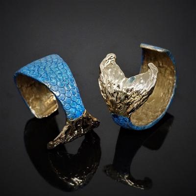 Bronze Mermaid Tail Cuff