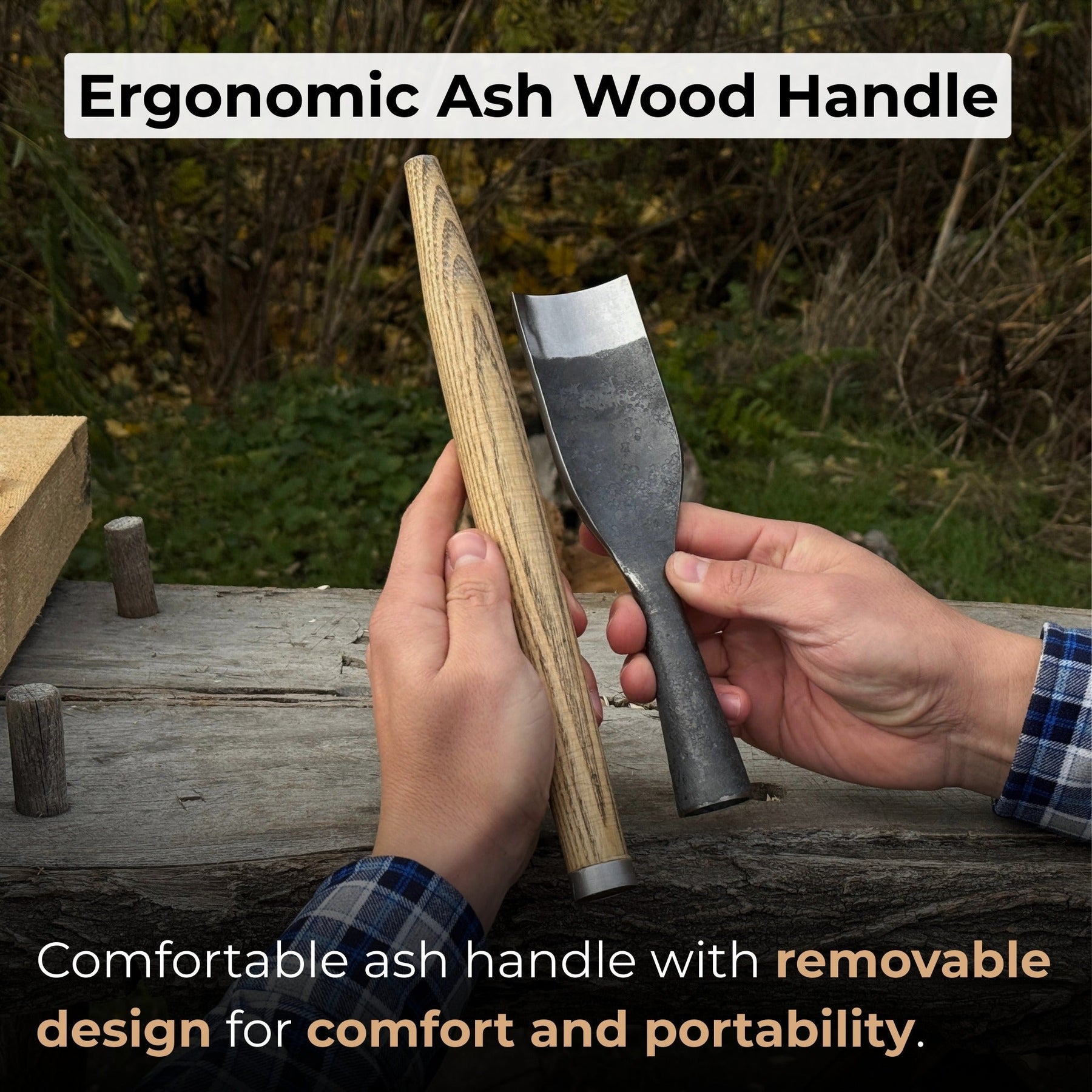 Timber Framing Rounded Chisel, 20 - 100 mm (0.8 - 3.9 inches)