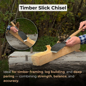 Timber Framing Sliсk Chisel, 20 - 100 mm (0.8 - 3.9 inches)