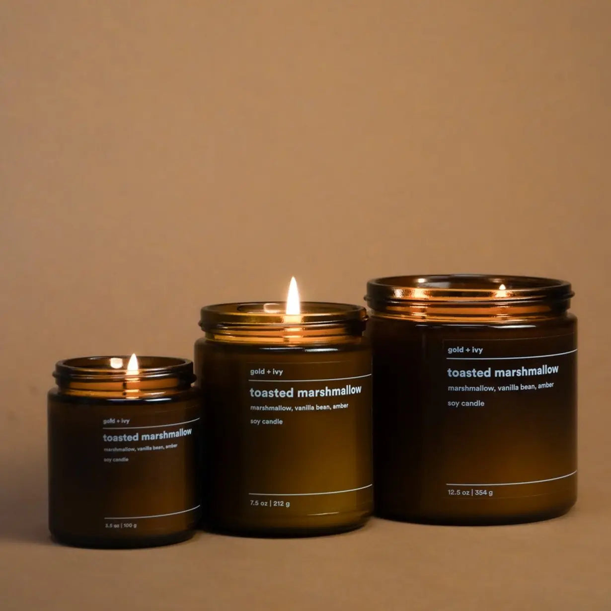 toasted marshmallow gold + ivy