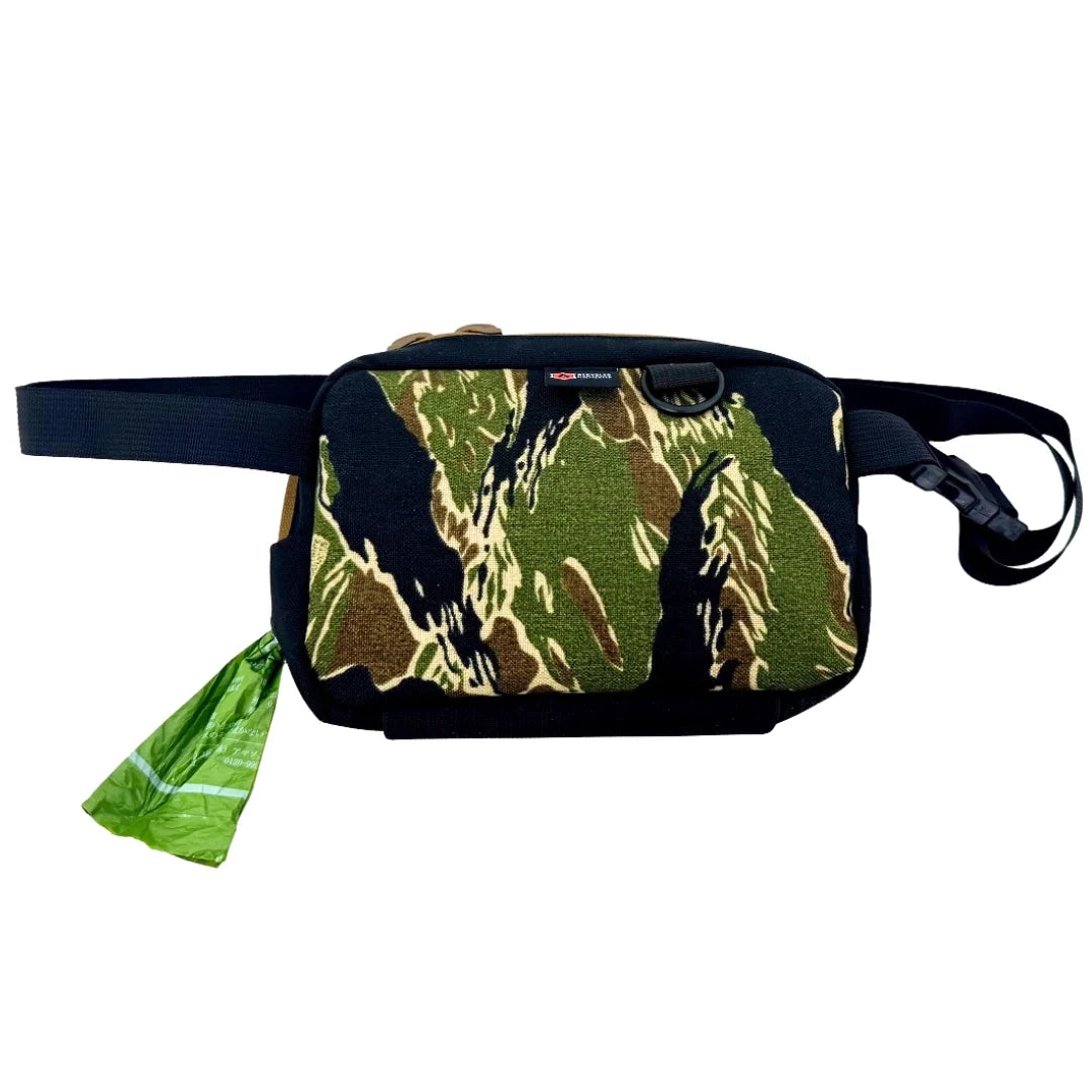 TrailHound Fanny Pack - Cordura Edition by Recycled Firefighter, handmade leather goods detail photo 3