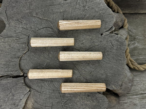 Universal Wooden Handles (Set of 5), 12.5 cm (4.92 in)