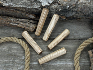 Universal Wooden Handles (Set of 5), 12.5 cm (4.92 in)