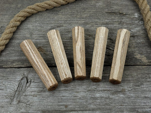 Universal Wooden Handles (Set of 5), 12.5 cm (4.92 in)