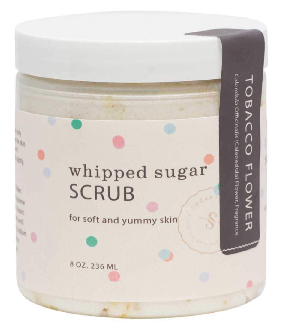 Whipped Sugar Scrub Tobacco Flower