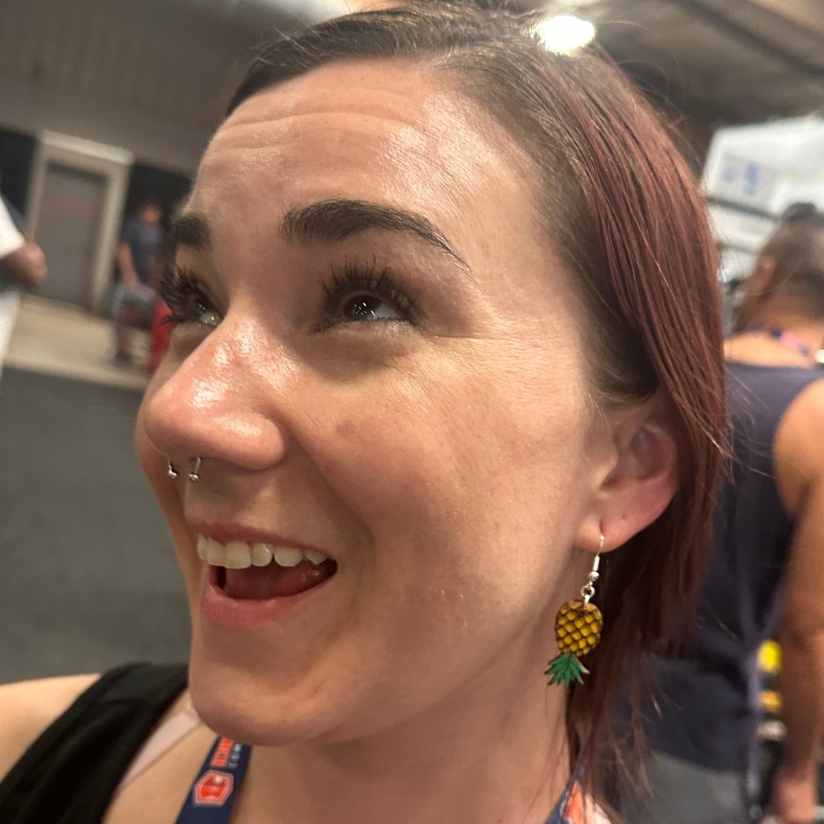 Upside Down Pineapple Wooden Earrings | Swinger Lifestyle Jewelry