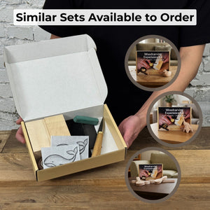 Whale Carving Kit - Complete Starter Whittling Kit for Beginners, Adults, Teens, and Kids