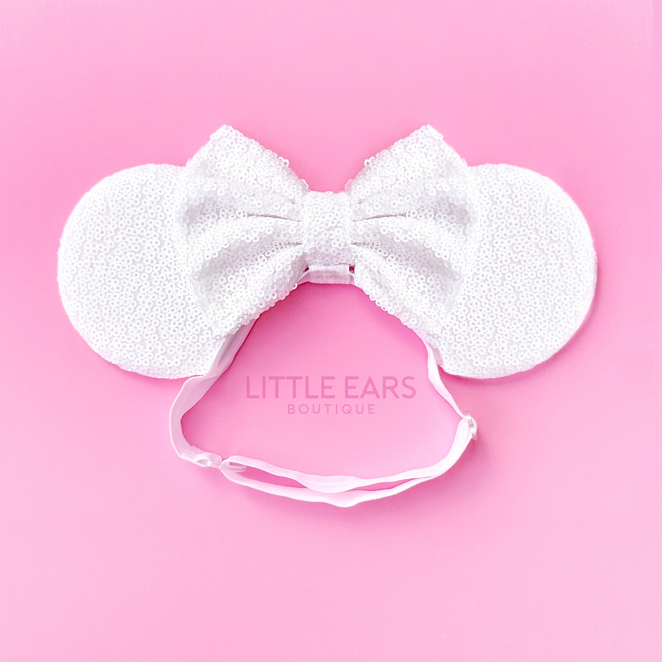 White Baby Mickey Ears look