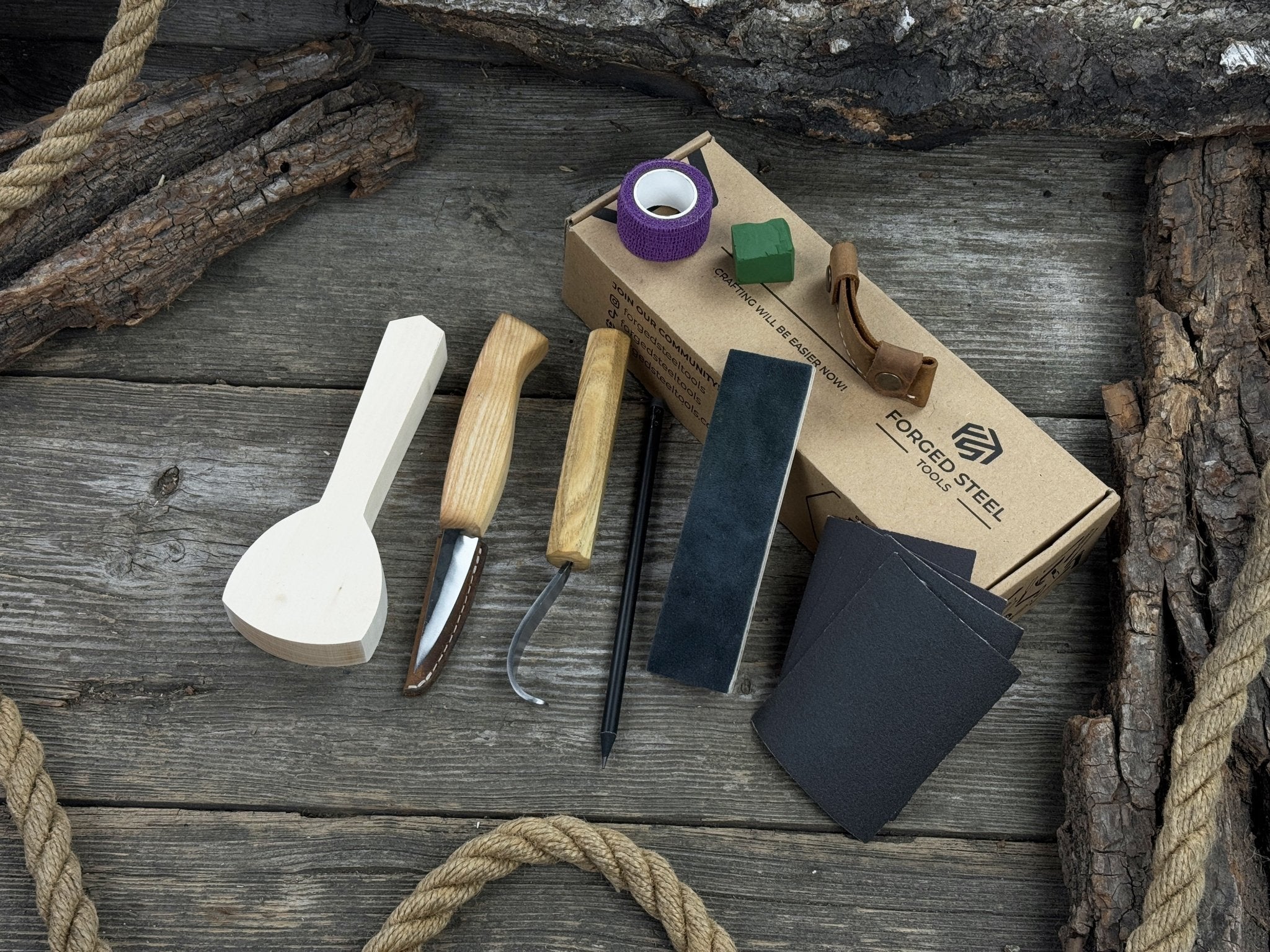 Whittle Your First Spoon – Beginner-Friendly Wood Carving Kit