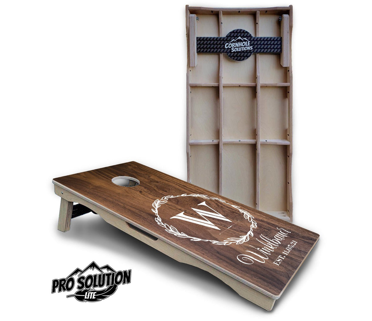 Wreath Cornhole Boards – Pro Lite or Pro Elite