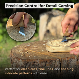 Wood Carving Knife, 2.5 cm (1 inch)