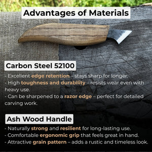 Wood Carving Knife, 2.5 cm (1 inch)