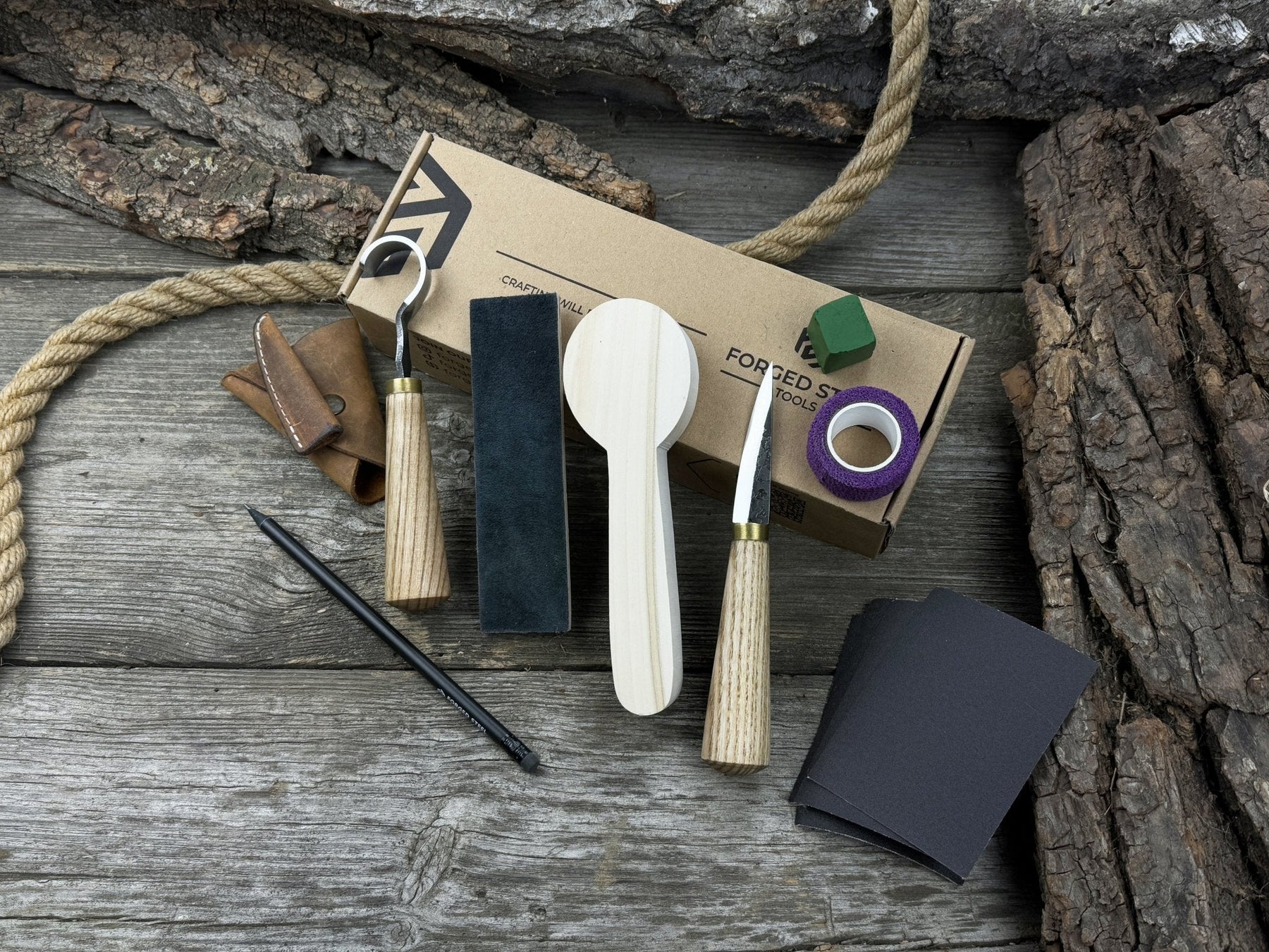 Wood Whittling Kit For Beginners – Spoon Carving Edition