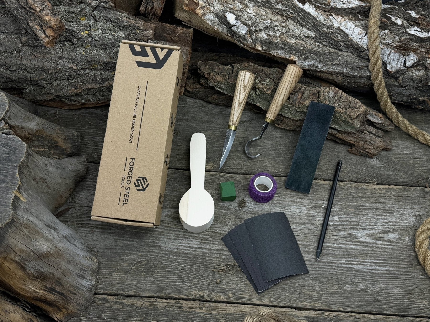 Wood Whittling Kit For Beginners – Spoon Carving Edition