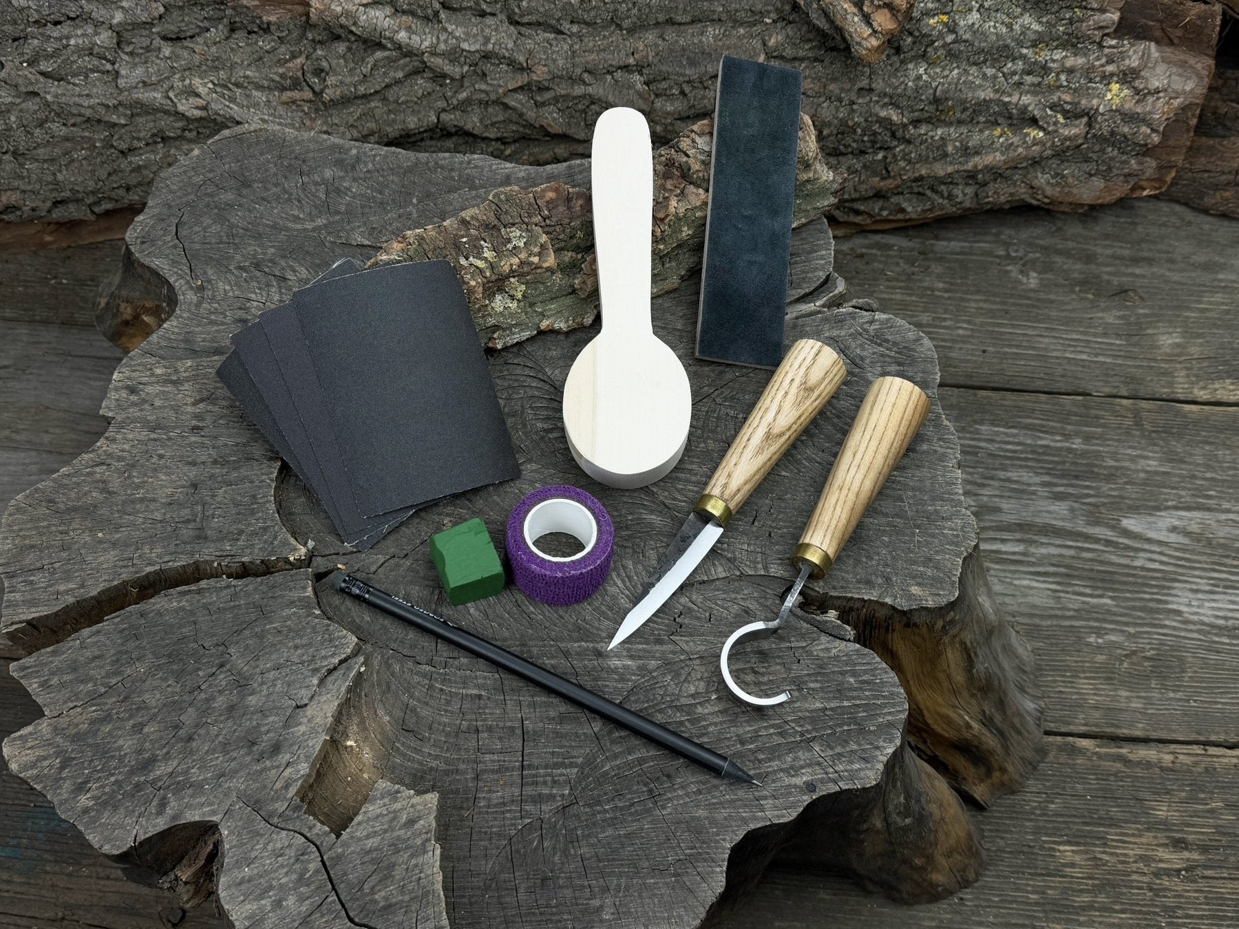 Wood Whittling Kit For Beginners – Spoon Carving Edition