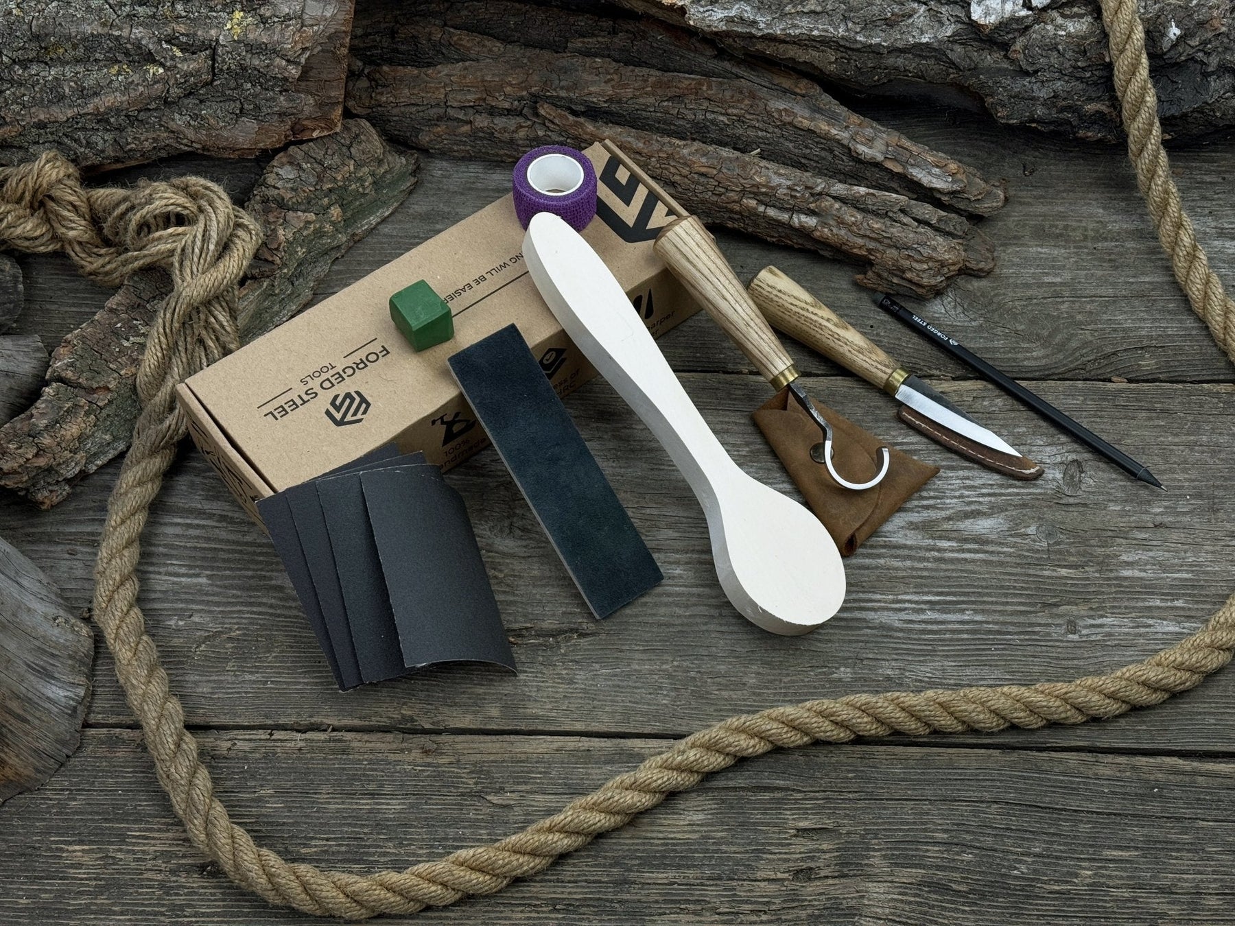 Wood Whittling Starter Kit – Spoon Carving Made Easy