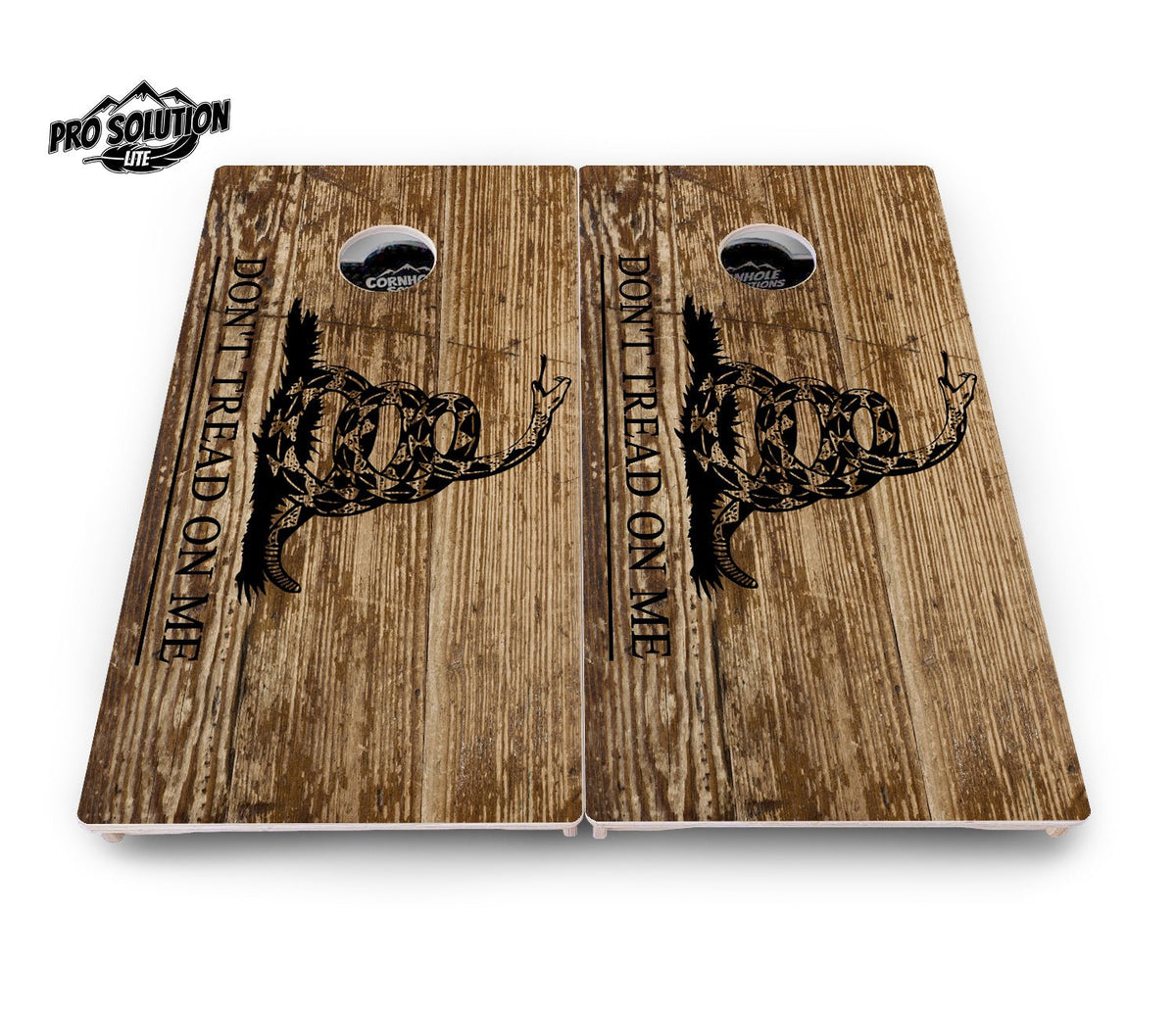 Wood DTOM & Flag Cornhole Boards – Pro Lite or Pro Elite