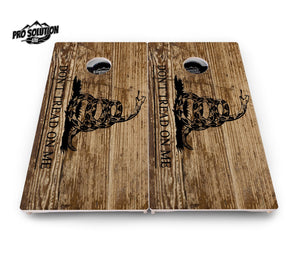 Wood DTOM & Flag Cornhole Boards – Pro Lite or Pro Elite