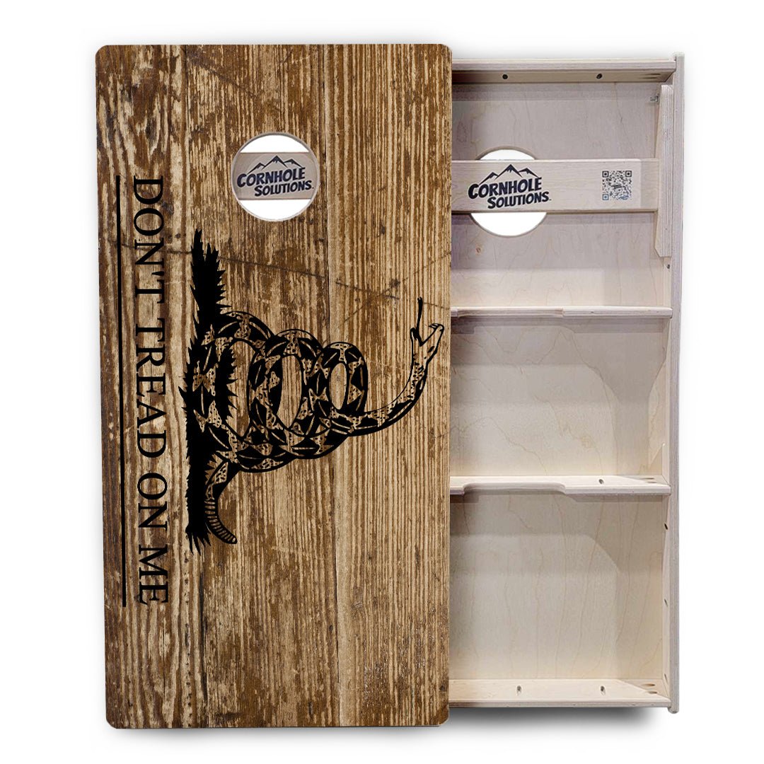 Wood DTOM & Flag Cornhole Boards – Tournament Series