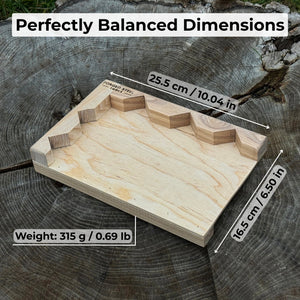 Wooden Bench Hook for Carving. Handcrafted Work Support for Wood Carving