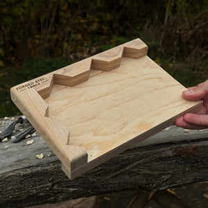 Wooden Bench Hook for Carving. Handcrafted Work Support for Wood Carving