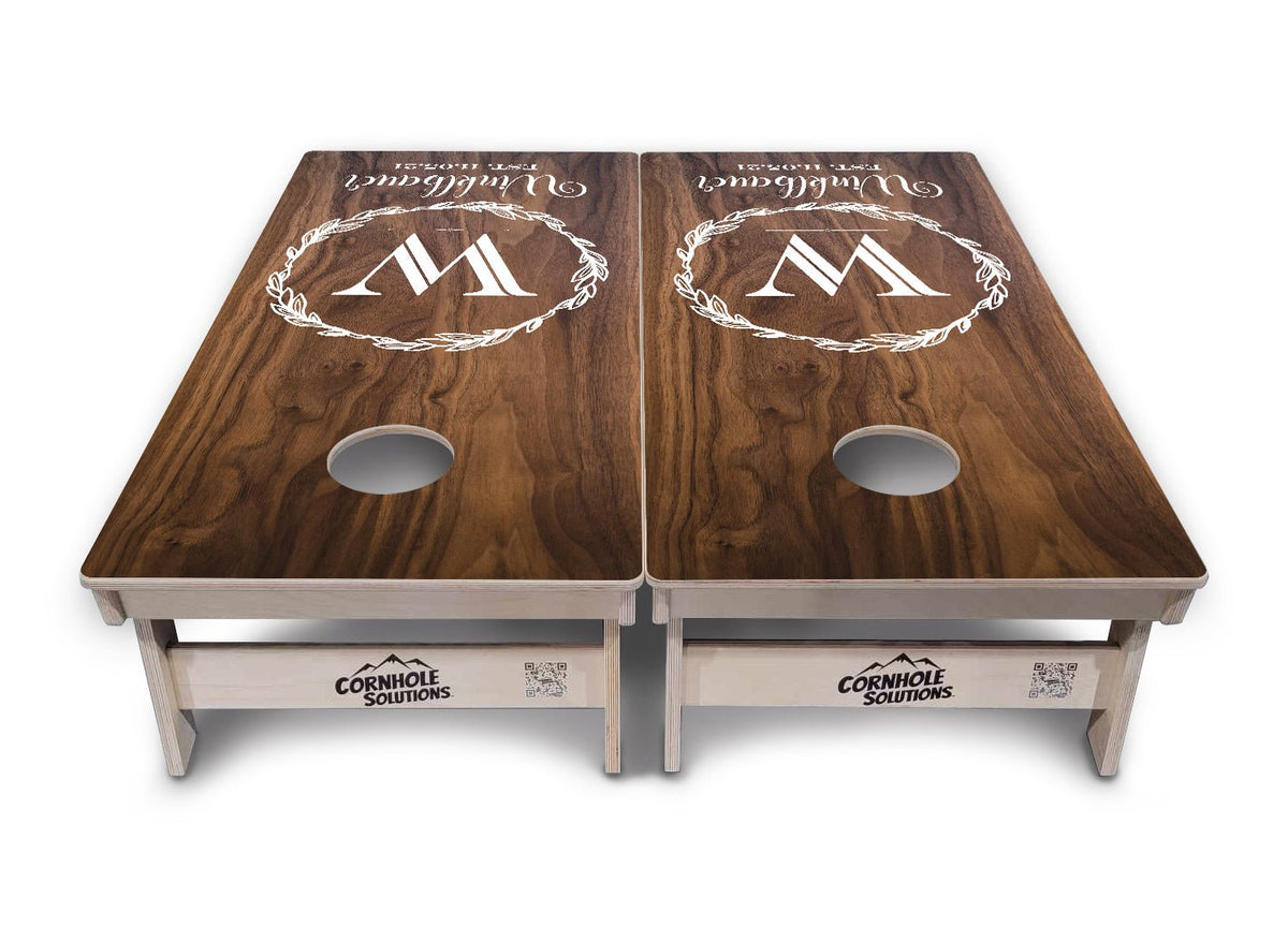 Wreath Design Cornhole Boards – Tournament Series
