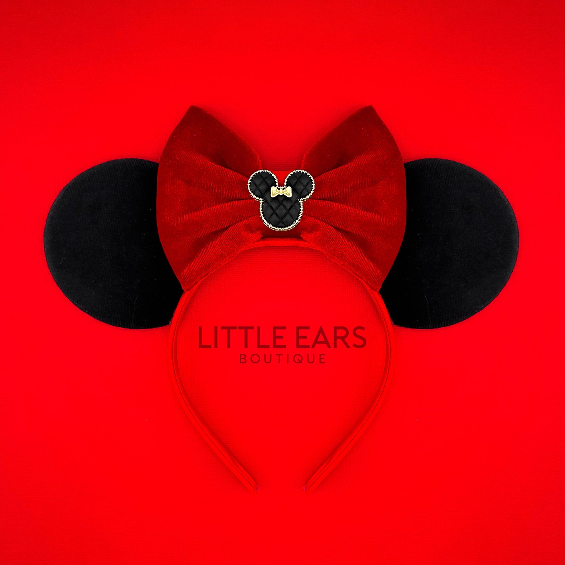 Black Minnie Charm Ears
