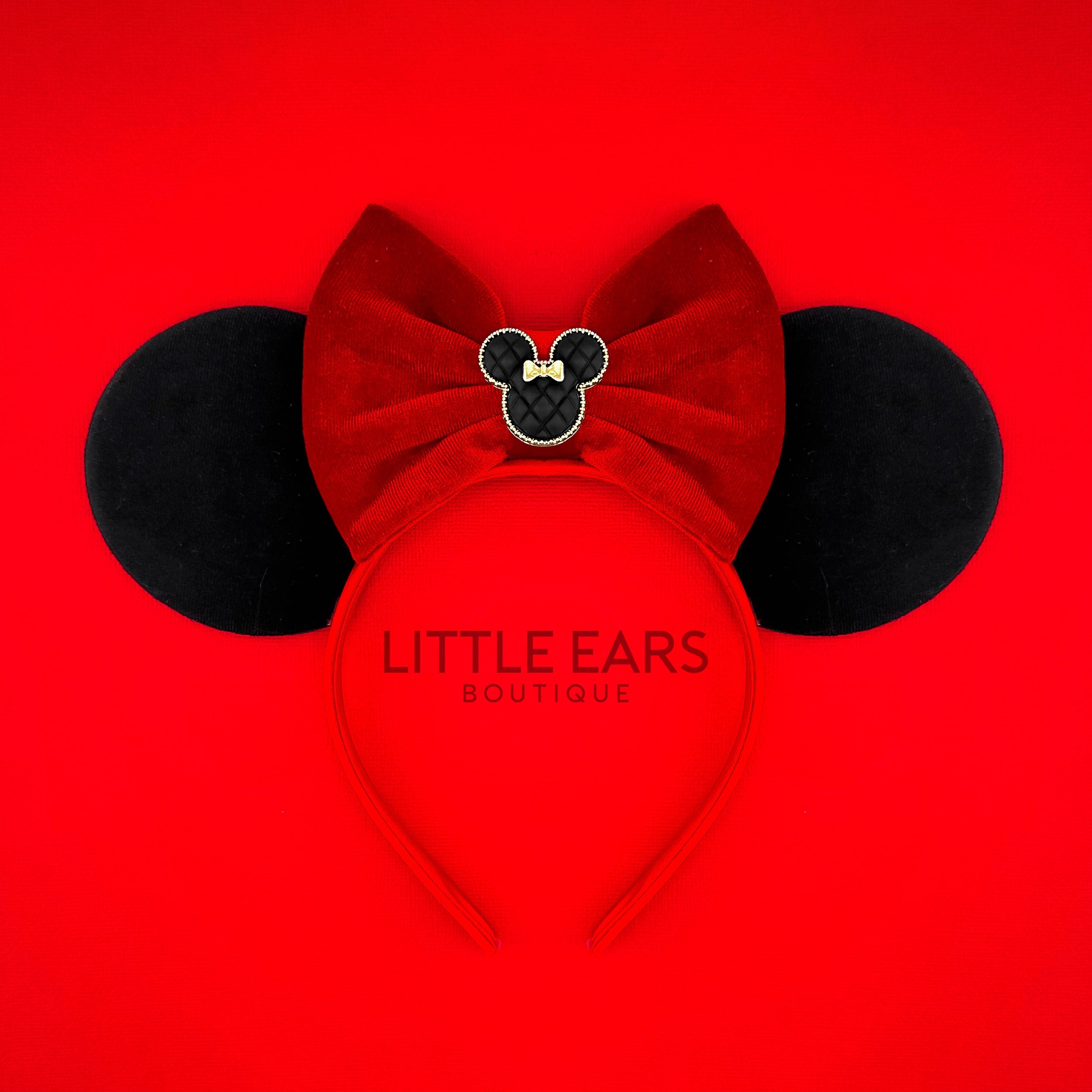 Black Minnie Charm Ears