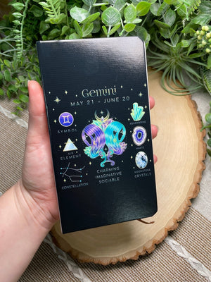 Zodiac Sign Notebook (all 12 signs available)
