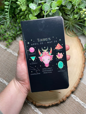 Zodiac Sign Notebook (all 12 signs available)