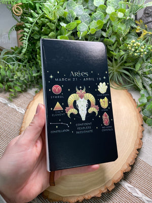 Zodiac Sign Notebook (all 12 signs available)