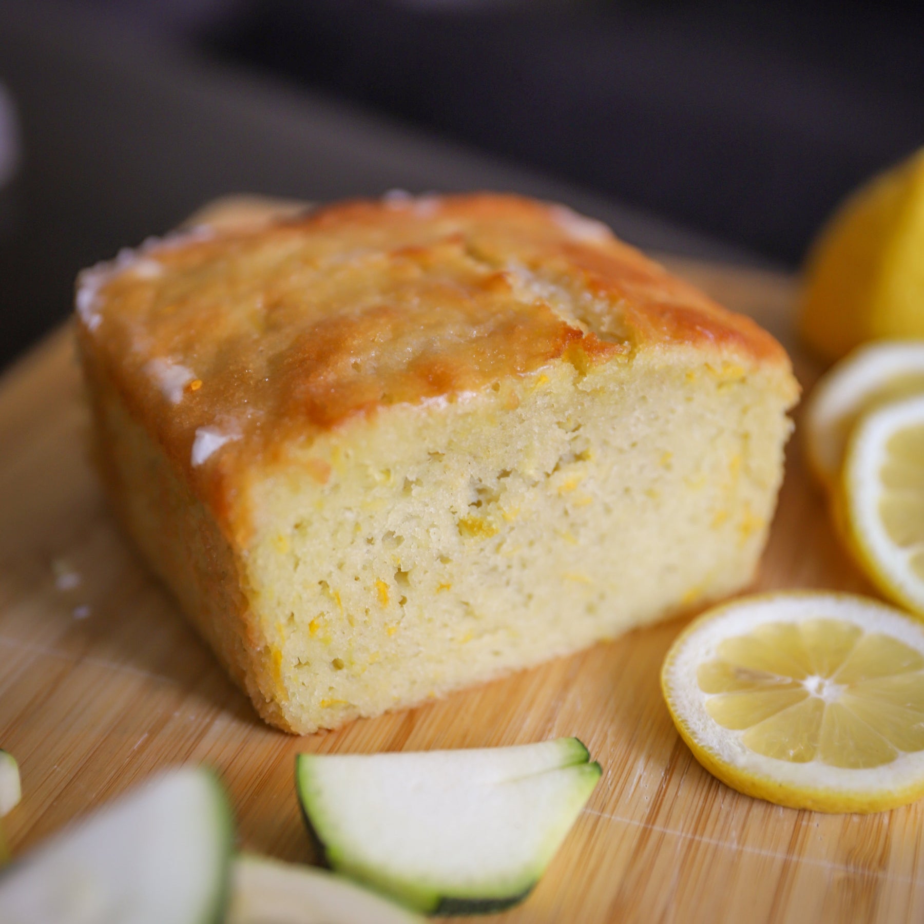 Lemon Glazed Zucchini Bread